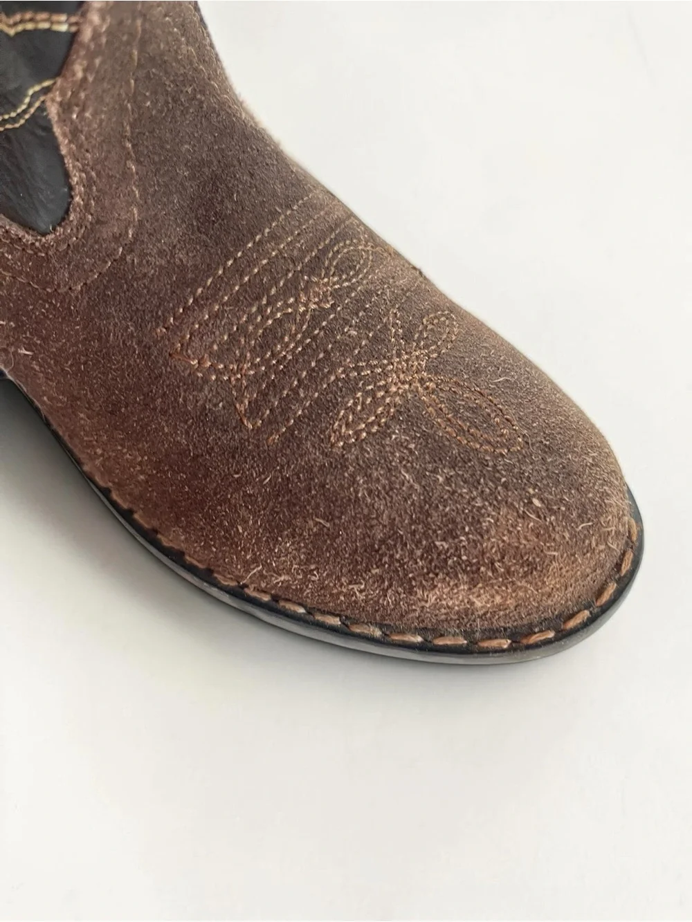 MASTERSON BOOT CO. VGUC Genuine Leather Brown Western Cowboy Boots